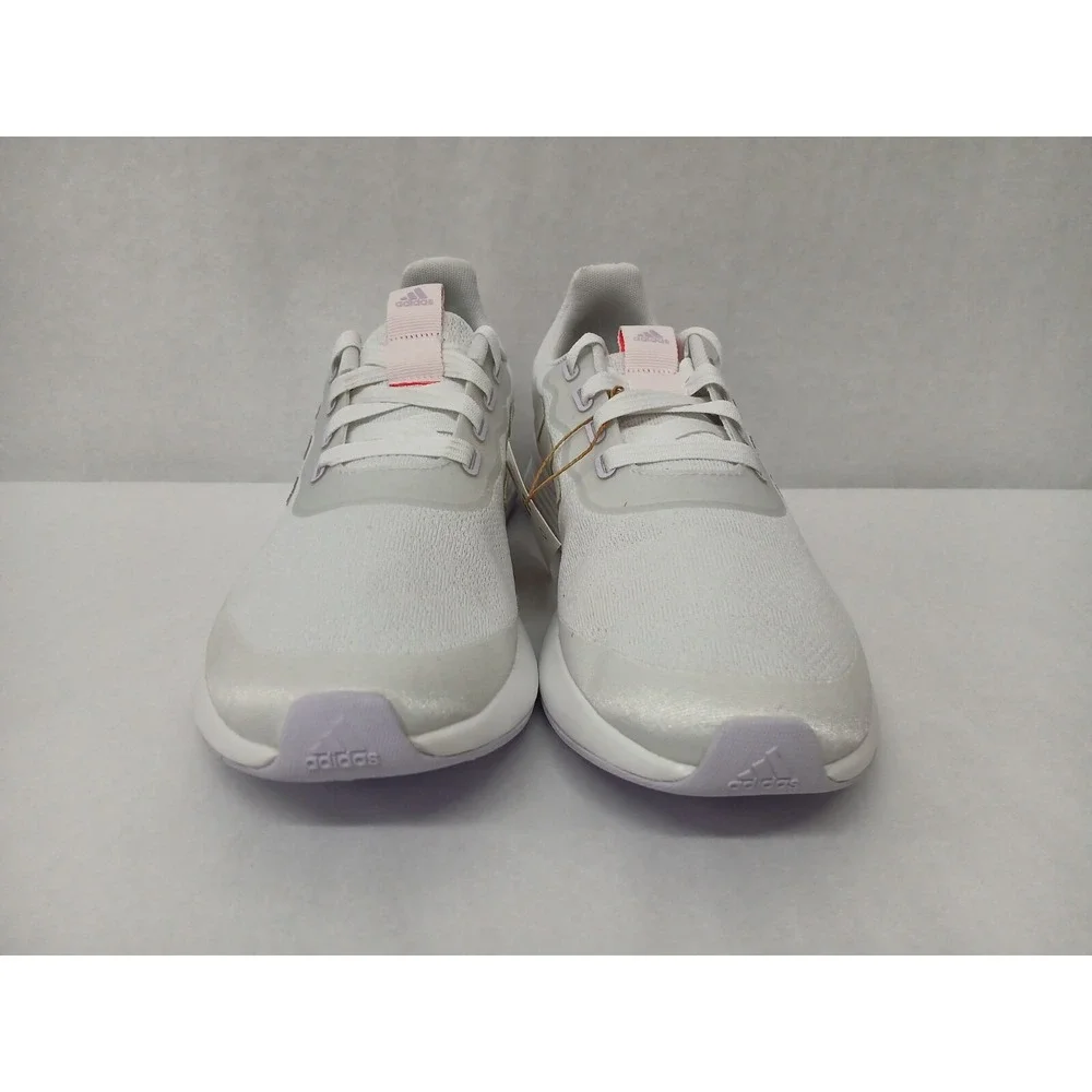 Adidas Women's QT Racer Sport Running Shoes GW4842 Cloud White Purple Tint‎ Sz 8